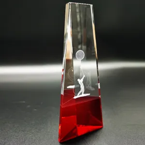 Manufacturer's Hot Selling New Design Crystal Souvenir K9 Fashion Crystal Trophy Crystal Plaque
