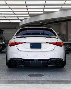 Kit carrosserie en fibre de carbone sèche MSY pour <span class=keywords><strong>Mercedes</strong></span>-Benz <span class=keywords><strong>S63</strong></span> <span class=keywords><strong>AMG</strong></span> 2024+ - Lèvre avant en fibre de carbone, jupe latérale, diffuseur arrière, spoiler, capot, kit carrosserie - Product Image 5