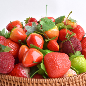 Fraises artificielles perlées <span class=keywords><strong>de</strong></span> luxe, <span class=keywords><strong>fruits</strong></span> en cristal réalistes pour la présentation <span class=keywords><strong>de</strong></span> desserts, accessoires <span class=keywords><strong>de</strong></span> photographie, décoration <span class=keywords><strong>de</strong></span> table <span class=keywords><strong>de</strong></span> cuisine et <span class=keywords><strong>de</strong></span> maison - Product Image 5