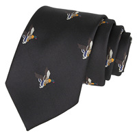 Cravates en tissu jacquard polyester bleu marine tendance et luxueuses pour hommes, cravates pour hommes d'affaires, vêtements décontractés, cravate noire, articles cadeaux souvenirs