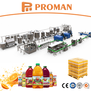 Ligne de production de jus d'orange, de mangue, de raisin et de carotte 3 en 1, <span class=keywords><strong>machine</strong></span> de remplissage de bouteilles PET, <span class=keywords><strong>machine</strong></span> de remplissage de jus concentré de pomme - Product Image 1