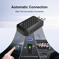 Adaptador Inalámbrico CarPlay Rhythm Mini 2 en 1, Android Auto Plug and Play, WiFi 5G, BT 5.2