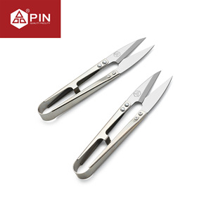 Pin Yarn Scissors Stainless Steel U Shaped <b>Thread</b> Trimmer Cross Stitch Sewing <b>Tool</b> - Product Image 1