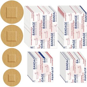 Oval-shaped elastic fabric latex-free bandage, oval-shaped dotted bandage, small <b>face</b> bandage, wound dressing. - Product Image 3