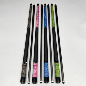 Queue de billard Space X en fibre de carbone de 12,5 mm, joint radial, 58 pouces, avec poignée en cuir - Product Image 1