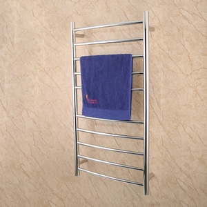 HUAHANG <strong>Towel</strong> Warmer 10 Bar Plug-in Curved <strong>Bath</strong> <strong>Towel</strong> Heater Mirror Polish Stainless Steel <strong>Towel</strong> <strong>Dryer</strong> - Product Image 2