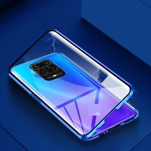 Adsorbimento magnetico Struttura In Metallo Singolo-Lato Posteriore In Vetro Temperato Caso Della Copertura Del Telefono Mobile Per <span class=keywords><strong>Xiaomi</strong></span> Per Redmi Nota <span class=keywords><strong>9s</strong></span> 9 Pro - Product Image 4