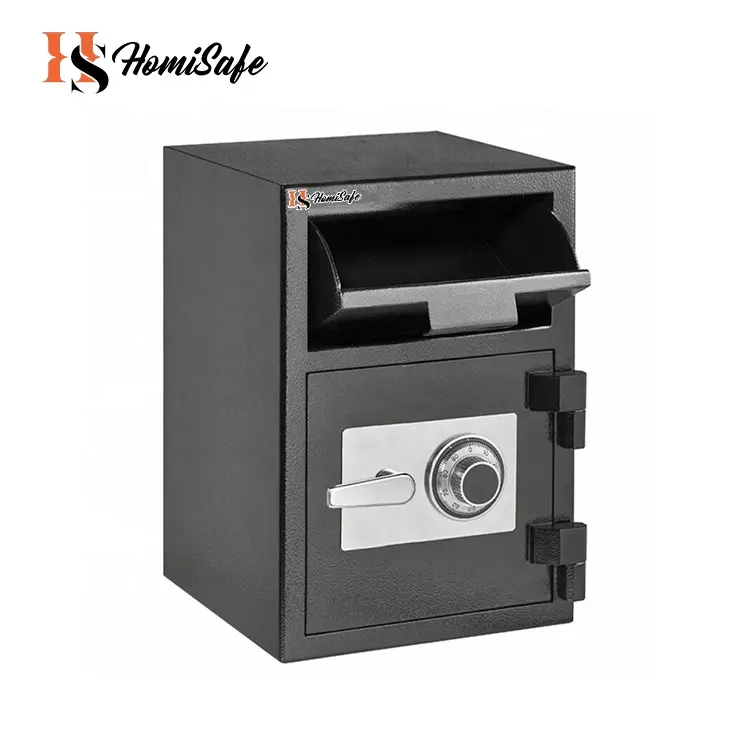Homisafe china metal steel home money cash deposit safe box with combination lock