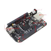 BeagleBone Black AM3358 Cortex-A8 modul papan pengembangan tertanam terbaru 512MB DDR3 4GB eMMC Flash BB-hitam Rev.C Linux