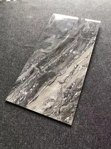 Piastrella in Porcellana Smaltata Effetto Marmo Premium 600x1200, Finitura Lucida con Venature Multicolore per Pareti e Pavimenti di Hotel - Product Image 3
