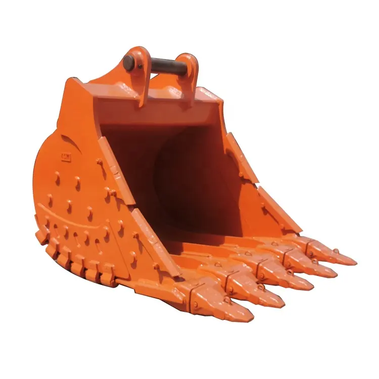 Customized 87 ton excavator rock bucket Hitachi ZX870 rock bucket for mining construction machinery parts