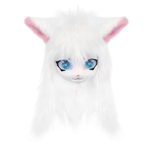 Máscara de Cabeza de Bestia Kigurumi para Halloween, Disfraz de Gato Animal, Anime Lolita, Casco de Calavera Kig, Accesorio de Disfraz para Fiesta de Carnaval, Regalos - Product Image 2