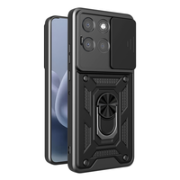 Coque Béquille avec Anneau et Protection Caméra pour Motorola Moto G86 Power G56 G06 G85 G84 G55 G35 G15 G54 5G, et pour Moto G 5G G Play 2024