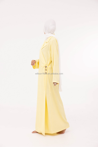 Willson Islamische Damenkleidung Locker Sitzendes Maxikleid Lässiges Outfit Eleganter Blazer Übergroßer Atmungsaktiver Mantel - Product Image 4