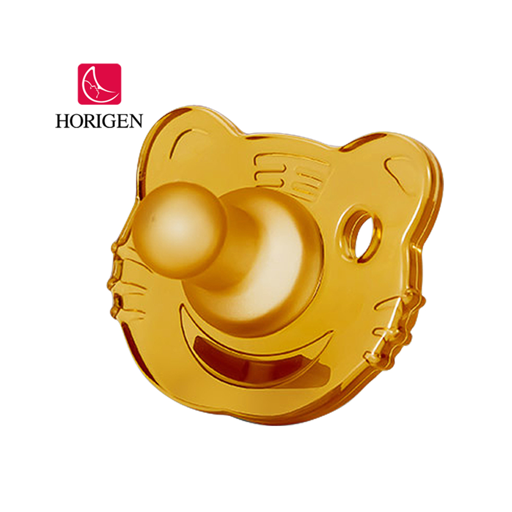 Gold Pacifiers Elegant Baby Soothers with Style Safety