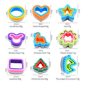 Hộ gia đình Thép không gỉ Nhà Bếp Nướng Bánh công cụ Cookie Báo Chí khuôn bánh quy Máy cắt - Product Image 4