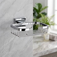 Porte-savon mural portable en acier inoxydable SUS201, plateau porte-savon