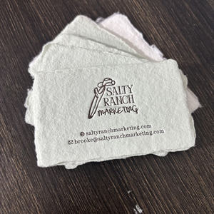 Elegantes Tarjetas de Invitación de Boda de Papel de Algodón Hechas a Mano, Etiquetas de Nombre de Invitados Personalizadas con Borlas y Mariposas - Product Image 1