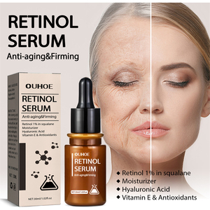 Suero facial con retinol Ouhoe para el cuidado de la piel, antienvejecimiento, reafirmante, hidratante, para eliminar las estrías nasolabiales y periorales. - Product Image 6