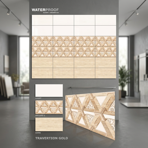 Carreaux de sol et de mur en céramique Vistaar Brand Modern Yellows/Golds, finition brillante mate, 300x600mm, carreaux de briques réfractaires pour extérieur - Product Image 4