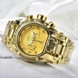 Montre sport à quartz pour homme 2026 avec grand cadran boussole, boîtier en alliage et bracelet en acier inoxydable - Product Image 2