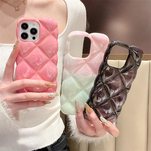 <span class=keywords><strong>Coque</strong></span> de téléphone TPU à motif en forme de diamant tridimensionnel en <span class=keywords><strong>marbre</strong></span> flou pour <span class=keywords><strong>iPhone</strong></span> 16 15 14 Pro Max 13 12 <span class=keywords><strong>11</strong></span> - Product Image 3