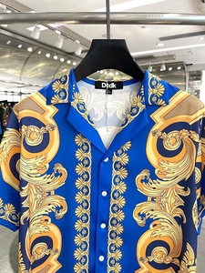 <span class=keywords><strong>Pigiama</strong></span> da <span class=keywords><strong>Uomo</strong></span> in Seta di Lusso Leggero Blu con Coda di Rondine Maniche Corte e <span class=keywords><strong>Pantaloncini</strong></span> Abbigliamento da Notte Maschile - Product Image 3