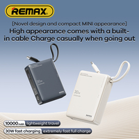 Banque d'alimentation à charge rapide Rpp-86 30w+22.5w 10000mah avec câble Type-C, affichage numérique intelligent