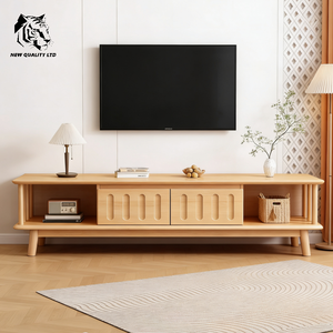 Venta directa de fábrica, mejor precio, personalizable, en stock, dropshipping, nuevo diseño, mesa de TV, mueble de sala de estar, aparador de TV de madera - Product Image 1