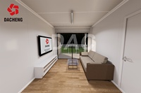 Maison conteneur extensible DAC 20 pieds 40 pieds, appartement préfabriqué à 2 étages, maison modulaire 5 chambres pour hôtel villa