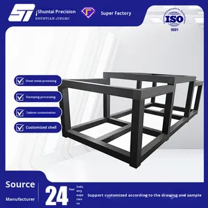 Pièces de quincaillerie pour l'énergie nouvelle, personnalisées et non standardisées, en tôle pour cadre tubulaire carré, usinées, Chine - Product Image 5