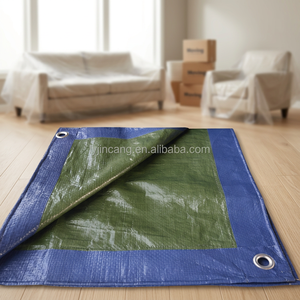 Vietnam Manufacturer Light Duty <b>Tarp</b> Polyethylene Coated Double Faced Plain Waterproof for covering in agriculture - Product Image 3
