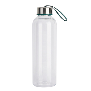 Bpa Gratis Op Maat Gemaakte 500Ml/17Oz Tritan Drink Waterfles Voor Sport Draagbare Plastic Heldere Waterfles Met Lanyard - Product Image 1