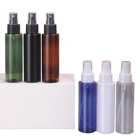 Flacon pulvérisateur vide en plastique transparent blanc ambré PET 30ml 50ml 100ml 120ml pour emballage cosmétique