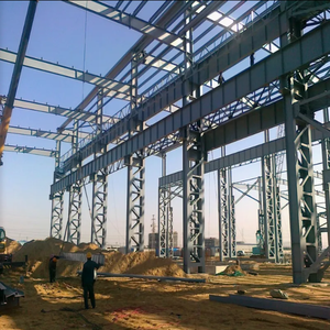 Bâtiment d'entrepôt à structure <span class=keywords><strong>métallique</strong></span> avec <span class=keywords><strong>abri</strong></span> de stockage, construit pour une structure à ossature - Product Image 1