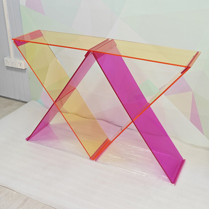 Hình chữ nhật Acrylic óng ánh giao diện điều khiển bảng màu cam Acrylic foyer giao diện điều khiển Bảng - Product Image 6