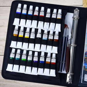 Pinceles <span class=keywords><strong>de</strong></span> pintura acrílica con tablero, pincel, paleta para artistas y niños, 38 Uds. - Product Image 3