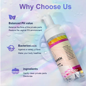 Furuize Marque Privée Formule Douce Mousse Riche Nettoyant Intime Féminin Parfum Naturel Équilibre du <span class=keywords><strong>pH</strong></span> Mousse Nettoyante Probiotique Yoni - Product Image 4