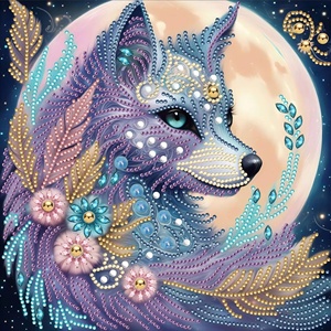 Kit de Peinture Diamant Xixi Personnalisé en Acrylique Forme Irrégulière, DIY Art Moderne Classique, Hibou Animal, Ensemble d'Artisanat Écologique - Product Image 6
