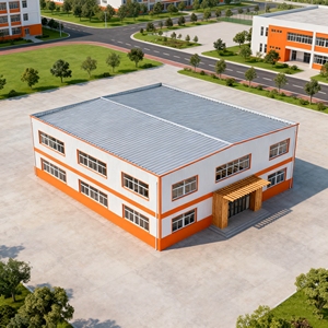 Low-Cost 60m * 20m Estrutura de aço Cantina Jantar Cafeteria Mess Hall Refeitório Lanchonete para Zona Industrial na Nigéria - Product Image 1