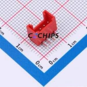 BX-HY2.0-4PWZ-R Wire-to-Board Pin Header Bent Lead Through Hole,P=2mm Connector 1x4P 2mm Right Angle Insert HY - Product Image 1