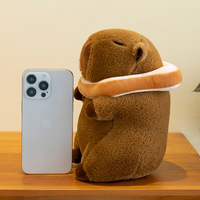 Peluche Capybara Mignonne en Forme de Dessin Animé, Rembourrée en Coton PP, Cadeau Idéal
