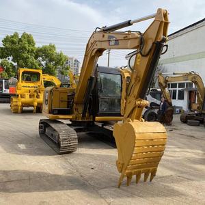 Miniexcavadora CAT 307E2 Usada de 7 Toneladas, Excavadora Compacta Original Caterpillar con Cuchilla Topadora en Stock en Shanghái - Product Image 4