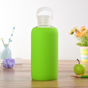 Tùy chỉnh thiết kế BPA-free mềm Silicone chai tay áo cho uống trực tiếp và nước sôi cho chai thủy tinh - Product Image 3