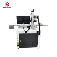 20W 30W 50W 60W 100W CCD Positionnement visuel Machine de marquage laser à fibre Production automatique Haute efficacité de travail Bijoux métal
