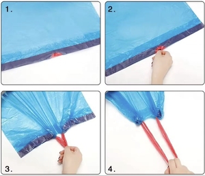 Vietnam <b>Drawstring</b> Pocket <b>Waterproof</b> Socks Packaging <b>Bag</b> Transparent <b>Drawstring</b> <b>Bag</b> - Product Image 3