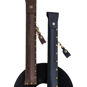 New cross-border PU leather drumstick bag, personalized drummer gift, drumstick <b>box</b>, leather stand, drumstick <b>storage</b> bag - Product Image 5