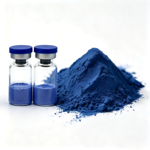 Péptido de Cobre Azul GHK-Cu con una Pureza del 99%, Tripeptide-1 en Polvo, Materia Prima Cosmética (Intermedios de Síntesis) - Product Image 3