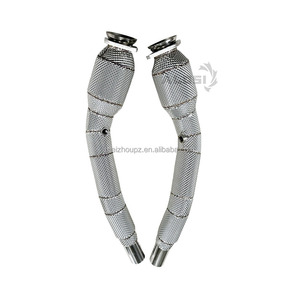 Tubo de escape de carreras SS304 para <span class=keywords><strong>Jaguar</strong></span> <span class=keywords><strong>XK</strong></span> XKR 5.0T 2009-2014, modificación del convertidor catalítico - Product Image 6