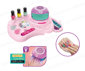 Ensemble de beauté <span class=keywords><strong>Nail</strong></span> <span class=keywords><strong>Art</strong></span> <span class=keywords><strong>Studio</strong></span> pour filles, jouets à tige cadeau artisanal, jouets de réflexion future, bricolage - Product Image 5
